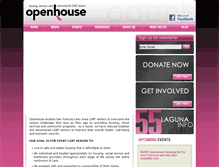 Tablet Screenshot of openhouse-sf.org